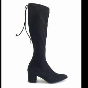 Stuart Weitzman Cleveland Knee Suede Leather Boots